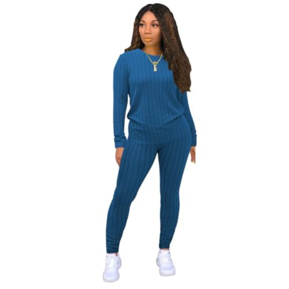 Women's Polyester Elastane Tracksuit Set Long Sle… - image 4